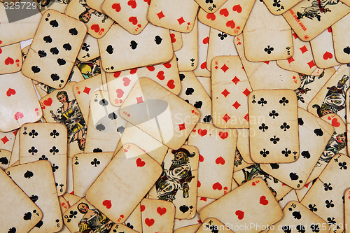 Image of old playing cards