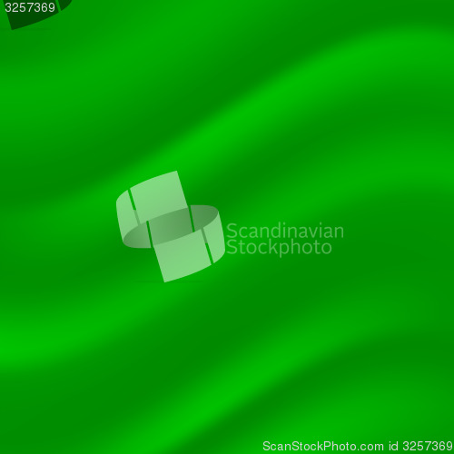 Image of Green Wave Background