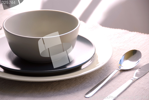 Image of Dinner place setting