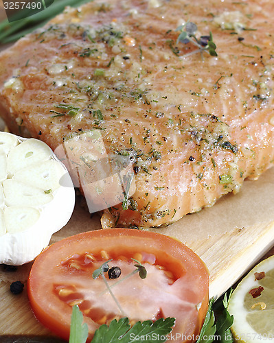 Image of Salted salmon fillet