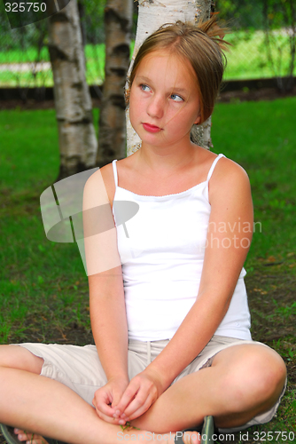 Image of Young girl portrait