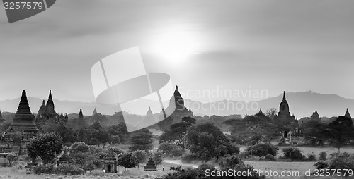 Image of Tamples of Bagan, Burma, Myanmar, Asia.