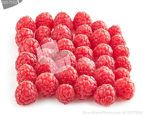 Image of fresh organic raspberries