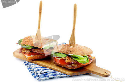 Image of Ciabatta Bacon Sandwiches