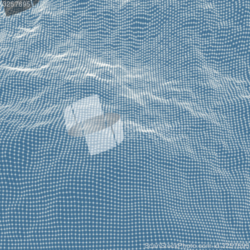 Image of Abstract grid background. Water surface. Vector illustration. 