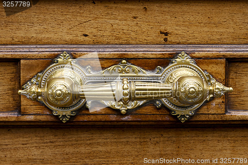 Image of  wood  door in buenos aires argentina