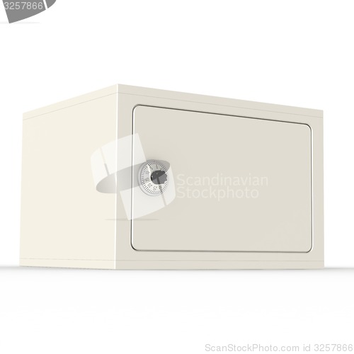 Image of Safe box with white background