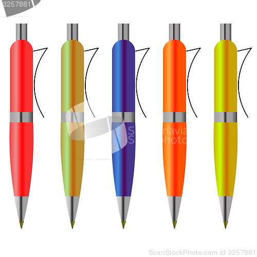 Image of Colorful Pens