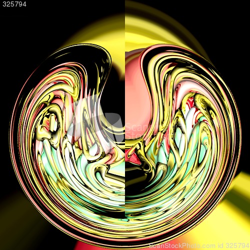 Image of Abstract 3d background