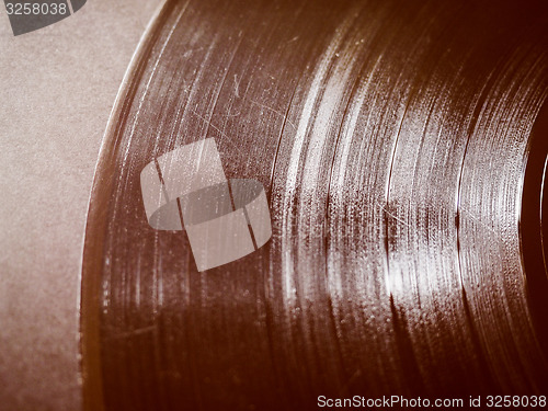 Image of Retro look Scratched record