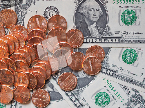 Image of Dollar coins and notes