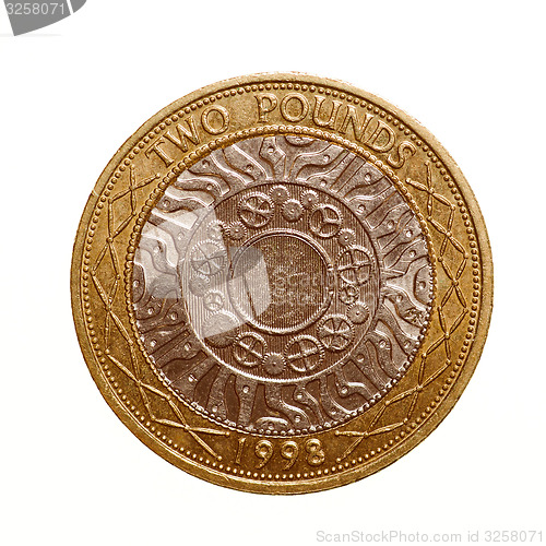 Image of Retro look Pound coin - 2 Pounds