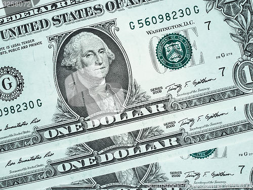 Image of Dollar notes 1 Dollar