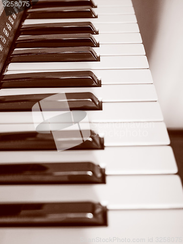 Image of Retro look Music keyboard