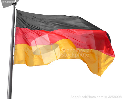 Image of Germany flag isolated
