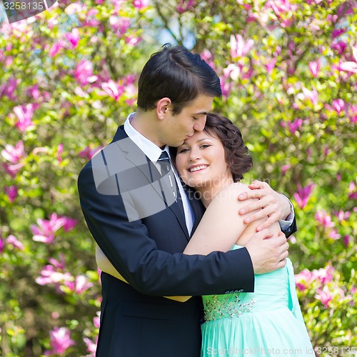 Image of Beautiful wedding couple.