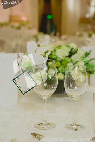 Image of Wedding table decoration