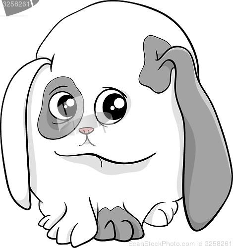 Image of baby bunny cartoon illustration