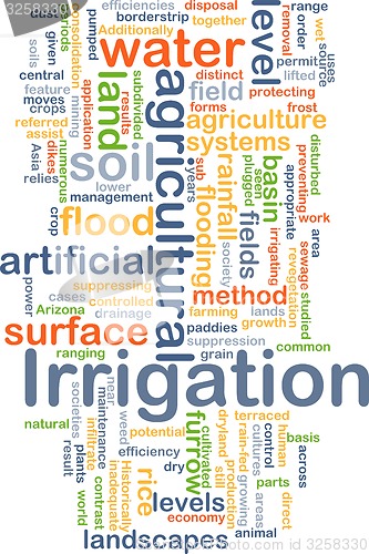 Image of Irrigation background concept