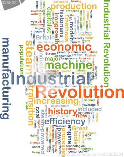 Image of Industrial revolution background concept