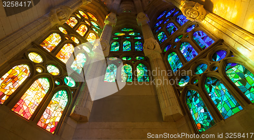 Image of Church windows interior