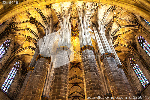 Image of Gothic church interior