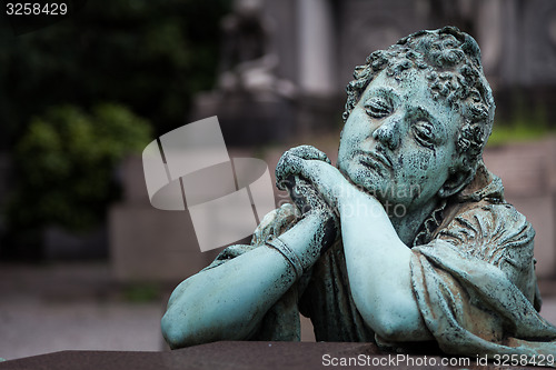 Image of Old Cemetery statue