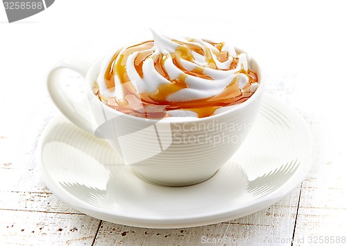 Image of cup of caramel latte