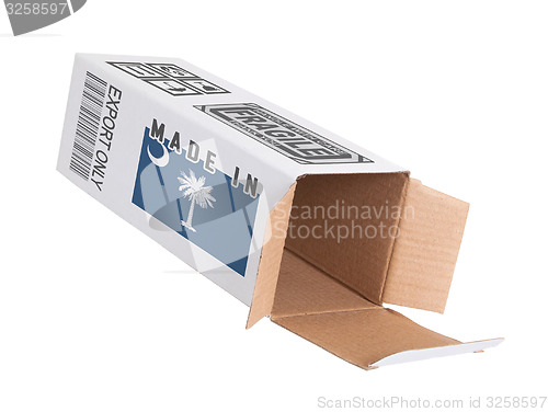 Image of Concept of export - Product of South Carolina
