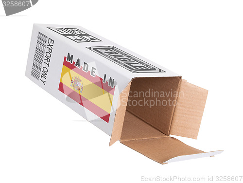 Image of Concept of export - Product of Spain