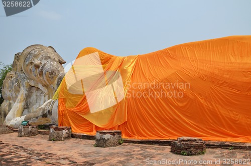 Image of Wat Lokayasutharam is Temple of Reclining Buddha in Ayutthaya