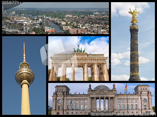 Image of Berlin landmarks collage