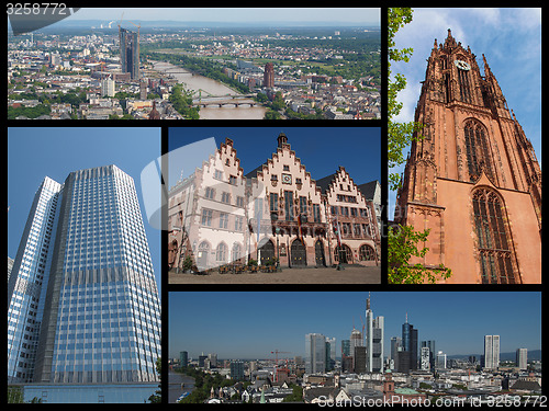 Image of Frankfurt landmarks collage