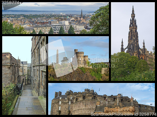 Image of Edinburgh landmarks collage