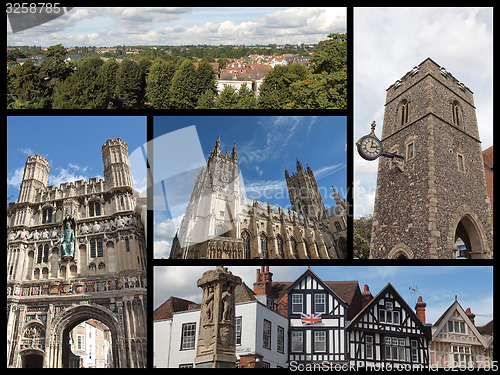 Image of Canterbury landmarks collage