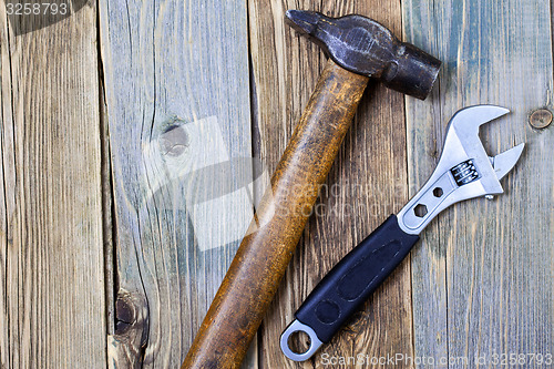 Image of hammer and wrench