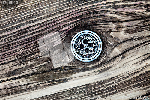 Image of Vintage silvery button