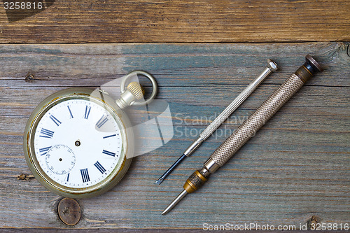 Image of broken vintage watch