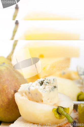 Image of cheese and pears