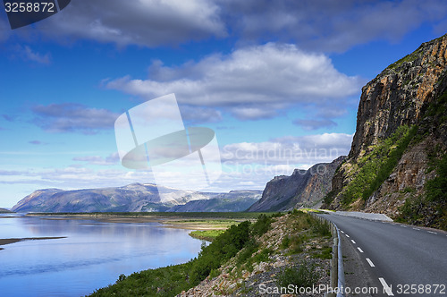 Image of tana river, finnmark, norway