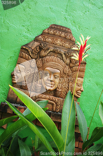 Image of Traditional Thai stone carving