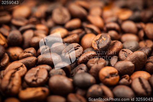 Image of Roasted coffee beans as background