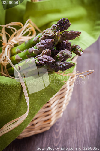 Image of Fresh green asparagus