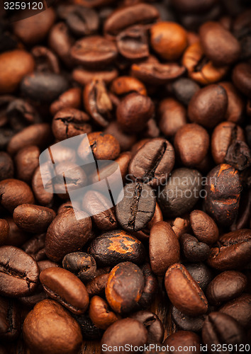 Image of Roasted coffee beans as background