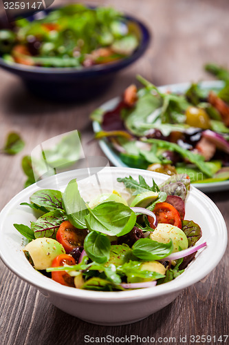 Image of Assortment of veggie salads