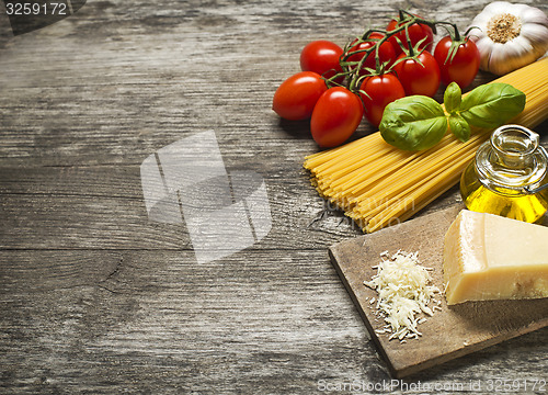 Image of Pasta ingredients