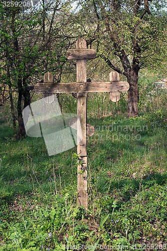 Image of Old wooden cross