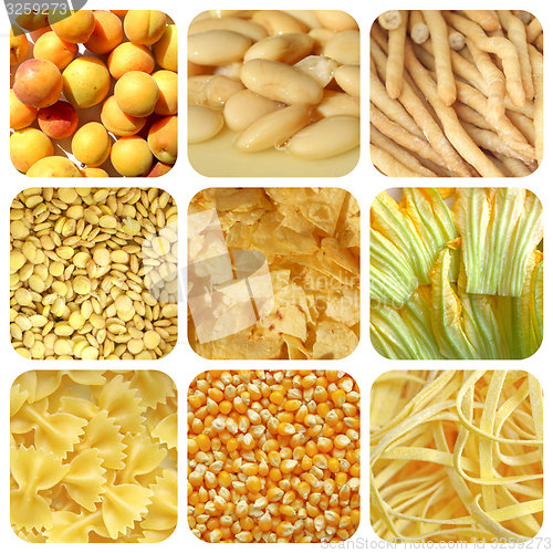Image of Vegetarian food set