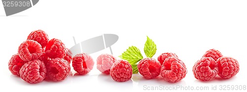 Image of heap of fresh raspberries