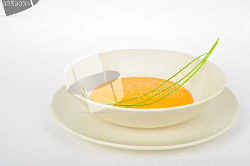 Image of Delicious pumpkin cream soup